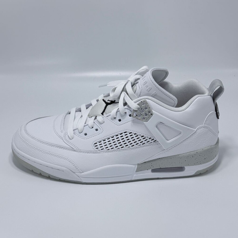 Mens Jordan Spizike Low White Cement IV6047-100 Size 12 White/Grey Casual Shoes